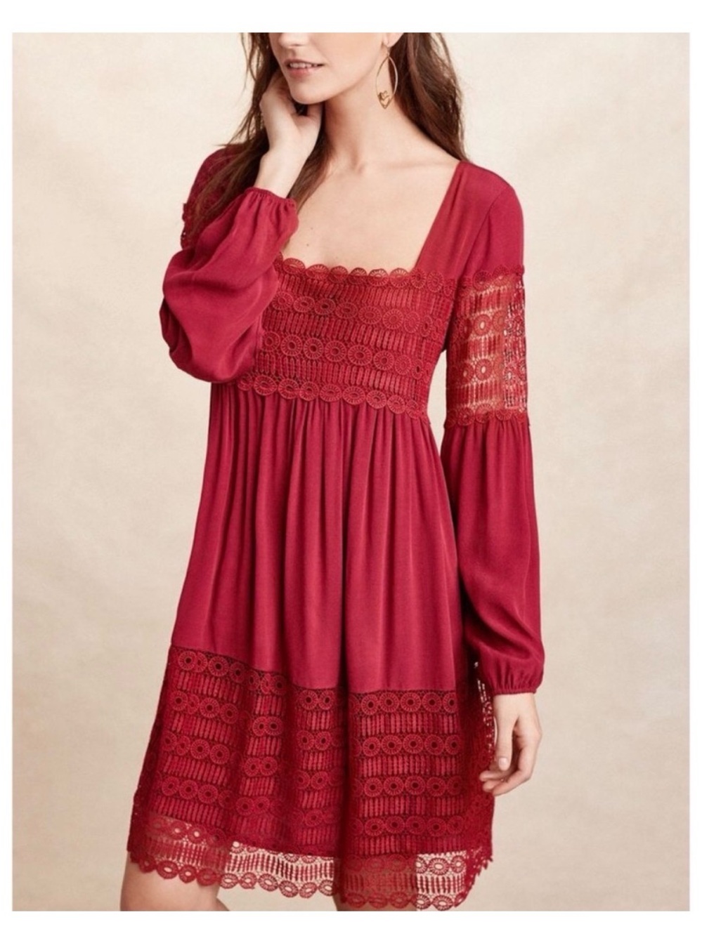 Anthropologie Floreat Aveline Lace Dress 4